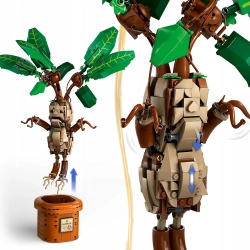 LEGO 76433 Harry Potter Mandragora Ruchoma Figurka Rośliny Klocki Zestaw