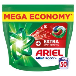 Zestaw 2szt Kapsułki do prania Ariel Allin1 PODS+ Extra Stain 50 szt.