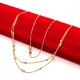 Złoty łąńcuszek kaskadowy VERONA PR.333 W:1,83gr D.42-45cm InterSKLEP