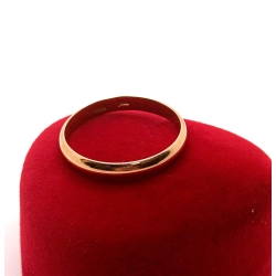 Złota obrączka Szer.3mm Pr.583 W:2,59gr Roz.25