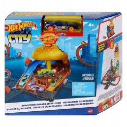 Hot Wheels City zestaw rajdowa burgerownia + autko 1:64 HDR26