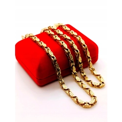 Złoty łańcuszek Cartier Szer.4mm Pr.585 W:48,69gr Dł:62cm