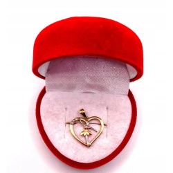 Złota zawieszka Baletnica z brylantami 0,01ct PR.375 W:0,89gr InterSKLEP