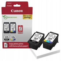 Tusz PG-575 + CL-576 + papier 5438C004 Canon Pixma TR4751i TS3551i