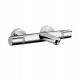 Bateria wannowo-prysznicowa Hansgrohe, 2-otworowa, z termostatem, srebrna