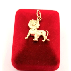 Złota zawieszka znak zodiaku Lew PR.585 W:2,20gr InterSKLEP