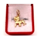 Złota zawieszka znak zodiaku Lew PR.585 W:2,20gr InterSKLEP