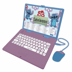 Laptop edukacyjny Lexibook Stitch do nauki polskiego i angielskiego