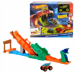 Hot Wheels Monster Trucks Rajdowe wyzwanie – Tor Paszcza Krokodyla JJN45