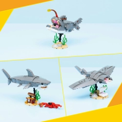 LEGO Creator 3 w 1 31381 Rekin i skrzynia ze skarbem