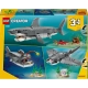 LEGO Creator 3 w 1 31381 Rekin i skrzynia ze skarbem