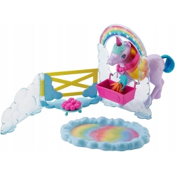 Lalka Barbie jednorożec zestaw do zabawy Dreamtopia 32,9 cm