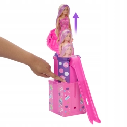 Barbie Urodzinowa niespodzianka ze zjeżdżalnią Lalka Zestaw Zabawka JKF66