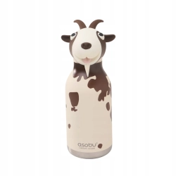Butelka Termiczna Bidon dla Dzieci ze Słomką Asobu Termos Koza 460 ml