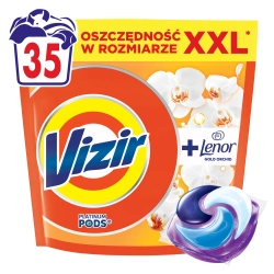 KAPSUŁKI DO PRANIA VIZIR+ LENOR PLATINUM PODS 35SZT