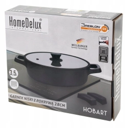 Patelnia tradycyjna Homedelux HOBART 28 cm non-stick (nieprzywierająca)
