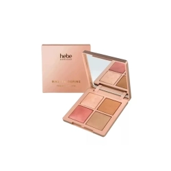 HEBE PROFESSIONAL MASTER DEFINE PALETA DO MAKIJAŻU TWARZY I OCZU, 4X4 G