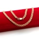 Złoty łańcuszek Garibaldi szer.4mm Pr.585 W:12,88gr Dł:43cm