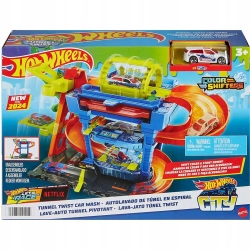 Hot Wheels City Myjnia Tor Zmiana Koloru Pojazd 1:64