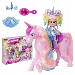 Zestaw Figurka Kookyloos Star Unicorn laleczka Aurora + jednorożec Star