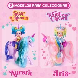 KOOKYLOOS Rainbow Unicorn Iris LALECZKA LALKA AKCESORIA PREZENT DLA DZIECI