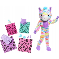 Lalka modowa Barbie Cutie Reveal zebra wielokolorowa z akcesoriami 32 cm
