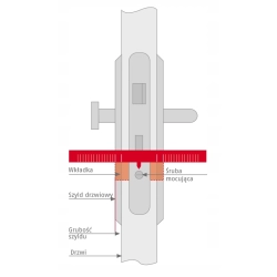 Wkładka do zamka Abus 80 x 17 mm OPAKOWANIE OTWARTE