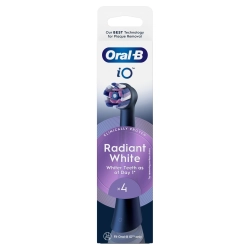 Końcówki do szczoteczki Oral-B iO Radiant White czarne 4 szt.