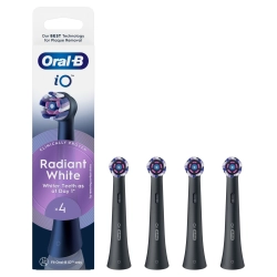 Końcówki do szczoteczki Oral-B iO Radiant White czarne 4 szt.