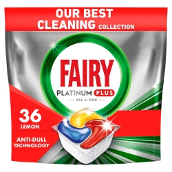 Kapsułki do zmywarki FAIRY Platinum Plus All in One Lemon - 36 szt.