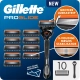 Zestaw Gillette Proglide: maszynka do golenia 1 szt. + 10 wymiennych ostrzy