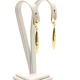 Złote kolczyki wiszące długie 4,2cm Pr.585 W:2,53gr