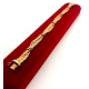 Złota bransoletka UNOAERRE plecione kłosy Pr.375 W:18,71gr Dł:19cm Szer.1cm