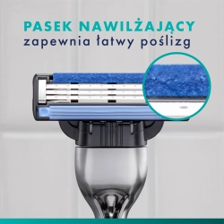 Maszynka do golenia Gillette Mach3 dla mężczyzn + 2 ostrza wymienne