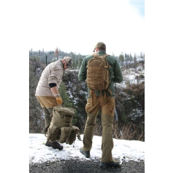 Plecak wojskowy turystyczny Helikon-Tex Raccoon 20-40 l czarny cordura