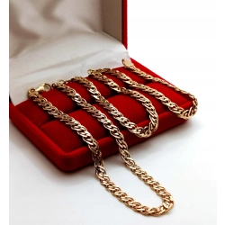 Złoty łańcuszek Monaliza szer.5mm Pr.585 W:16,39gr Dł:48cm