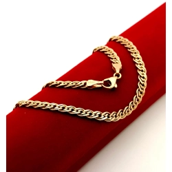 Złoty łańcuszek Monaliza szer.5mm Pr.585 W:16,39gr Dł:48cm