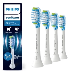 4SZT Końcówki do Philips Sonicare C3 Premium Plaque Control GERMAN ORYGINAŁ