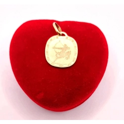 Złota zawieszka znak zodiaku Strzelec PR.585 W:0,82gr InterSKLEP