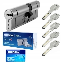 Wkładka antywłamaniowa GERDA PRO SYSTEM X 35/50G 85mm 8,5cm najwyższy atest