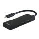 Hub USB C Hama 135762 3 portów HDMI 4 K ULTRA HD USB 480Mbps