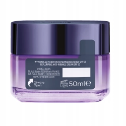 Loreal Revitalift Filler Przeciwzmarszczkowy Krem Do Twarzy 50 SPF 50 ml