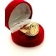 Złoty Sygnet z diamentem 0,11ct egipski sokół Horus Pr.585 W:13,20gr R.21