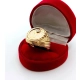 Złoty Sygnet z diamentem 0,11ct egipski sokół Horus Pr.585 W:13,20gr R.21