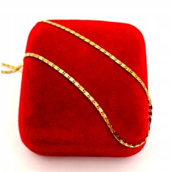 Złoty łańcuszek Blaszki PR.333 W:2,21gr Dł.45,5cm InterSKLEP
