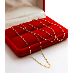 Złoty łańcuszek Blaszki NOWY Pr.585 W:0,78gr Dł:45cm