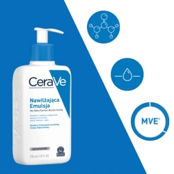 CeraVe Nawilżająca emulsja do twarzy i ciała 236 ml skóra bardzo sucha