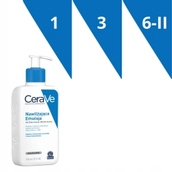 CeraVe Nawilżająca emulsja do twarzy i ciała 236 ml skóra bardzo sucha
