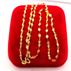Złoty łańcuszek Blaszki PR.585 W:1,29gr Dł.40cm InterSKLEP
