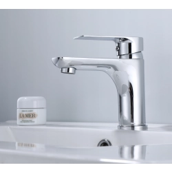 Bateria umywalkowa stojąca Grohe Start srebrny S